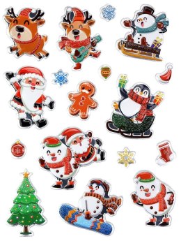 Naklejka (nalepka) Craft-Fun Series wypukłe XMAS Titanum (24ESD050-2)