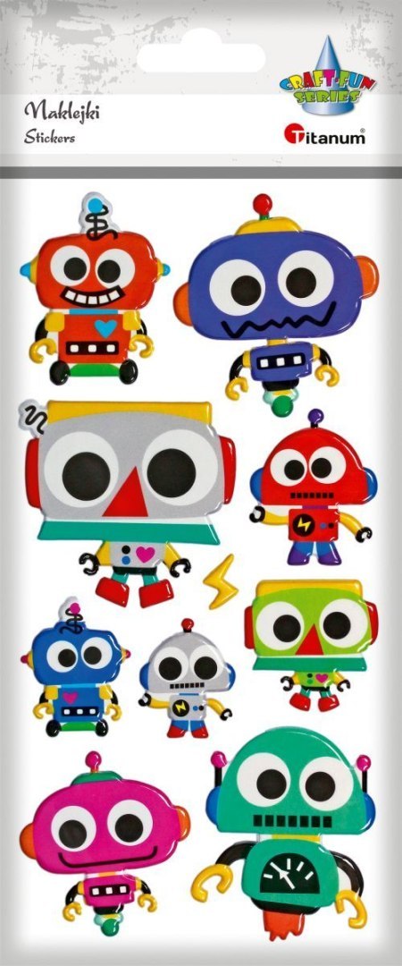 Naklejka (nalepka) Craft-Fun Series wypukłe miękkie Titanum (SWP-2416)