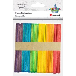 Ozdoba drewniana Craft-Fun Series patyczki karbowane 10x114mm Titanum (BG016C)