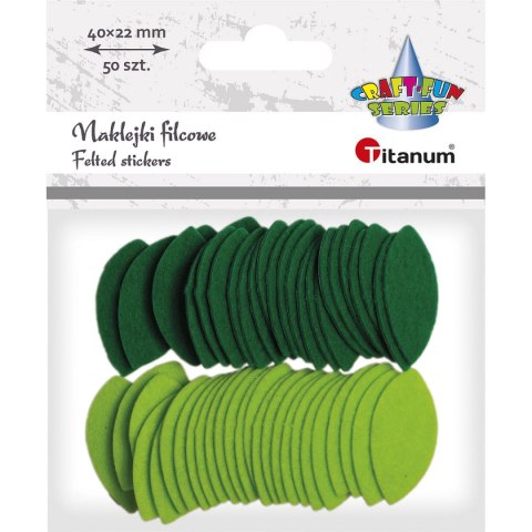 Ozdoba filcowa Craft-Fun Series liście Titanum (16056)