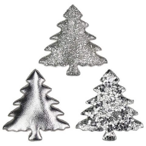 Ozdoba materiałowa Craft-Fun Series Srebrne choinki Titanum (BJ25042704)