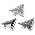 Ozdoba materiałowa Craft-Fun Series Srebrne choinki Titanum (BJ25042704)
