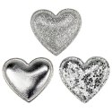 Ozdoba materiałowa Craft-Fun Series Srebrne serduszka Titanum (BJ25042704)
