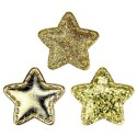 Ozdoba materiałowa Craft-Fun Series Złote gwiazki Titanum (BJ25042703)