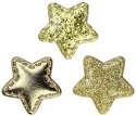 Ozdoba materiałowa Craft-Fun Series samoprzylepna Złote gwiazdki Titanum (BJ25042714)