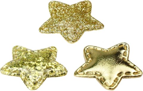Ozdoba materiałowa Craft-Fun Series samoprzylepna Złote gwiazdki Titanum (BJ25042714)