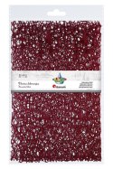 Ozdoba materiałowa Craft-Fun Series siatka koronkowa ciemnoczerwona Titanum (25CR0331-19)