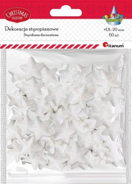 Ozdoba styropianowa Craft-Fun Series gwiazdki Titanum (23YX0326-3(SILVER))