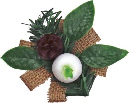 Ozdoba świąteczna Craft-Fun Series stroiki na jutowej wstążce Titanum (25YX0514-5)