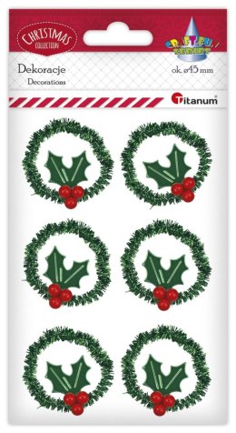Ozdoba świąteczna Craft-Fun Series wianki Titanum (25YQ0513-1)