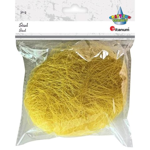 Sizal Craft-Fun Series żółty 30g Titanum Sizal Craft-Fun Series żółty 30g Titanum