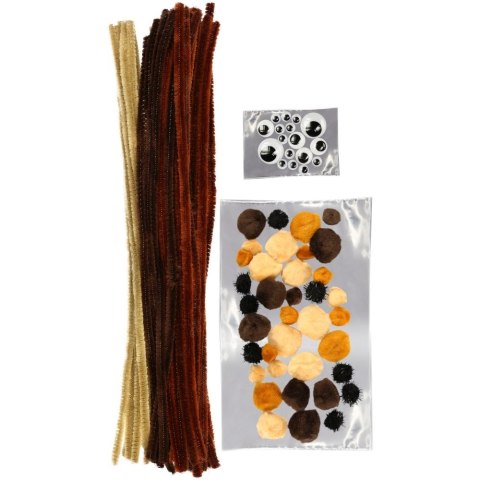 Zestaw dekoracyjny Titanum Craft-Fun Series tonacja brązowa (16072A)