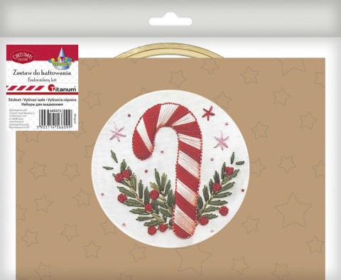 Zestaw kreatywny Craft-Fun Series Zestaw do haftowania - cukrowa laska Titanum (25YY0512(1-6#))