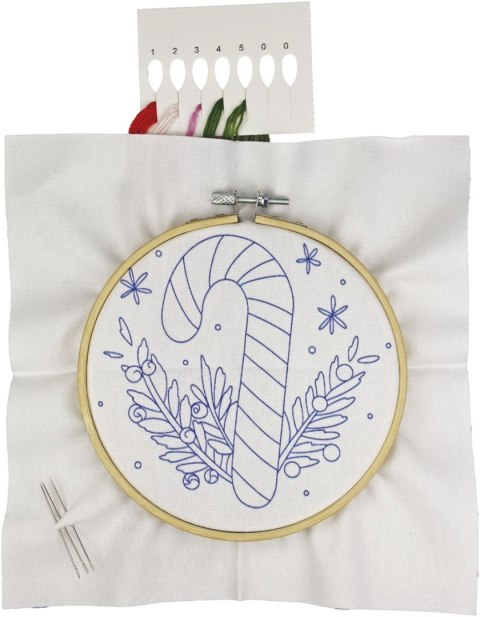 Zestaw kreatywny Craft-Fun Series Zestaw do haftowania - cukrowa laska Titanum (25YY0512(1-6#))