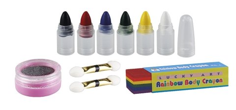 Kredki do malowania twarzy segmentowe 6 kol. Titanum