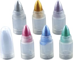 Kredki do malowania twarzy segmentowe Metalic 6 kol. Titanum