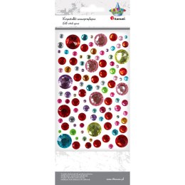Kryształki Craft-Fun Series samoprzylepne kółka mix Titanum