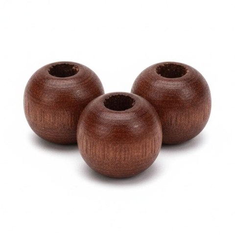 Ozdoba drewniana Craft-Fun Series Korale drewniane w kolorze ciemnobrązowym Titanum (25KBZ001)