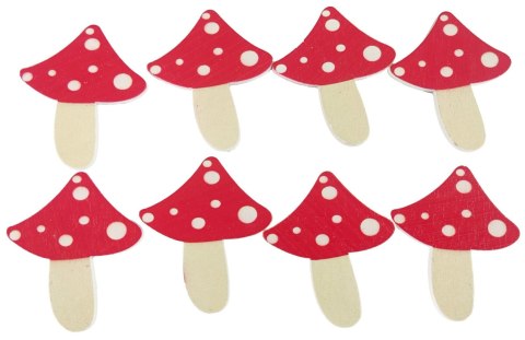 Ozdoba drewniana Craft-Fun Series Muchomory Titanum (WDC548)