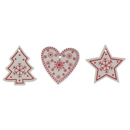 Ozdoba drewniana Craft-Fun Series gwiazdka, choinka, serce Titanum (849/851/853)