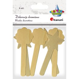 Ozdoba drewniana Craft-Fun Series patyczki z dekoracją Titanum (17504A)
