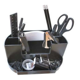 Przybornik na biurko czarny plastik Titanum (KKB806)