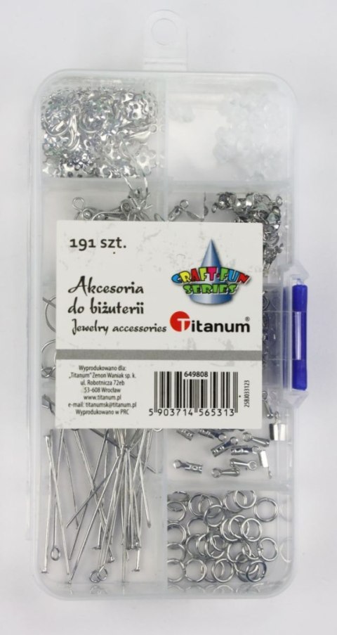 Zestaw do tworzenia biżuterii Craft-Fun Series Akcesoria do biżuterii Titanum (25BJ033123)